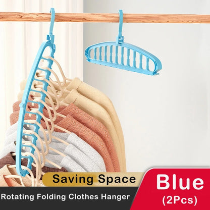 Rotating Multi-Port Folding Hanger