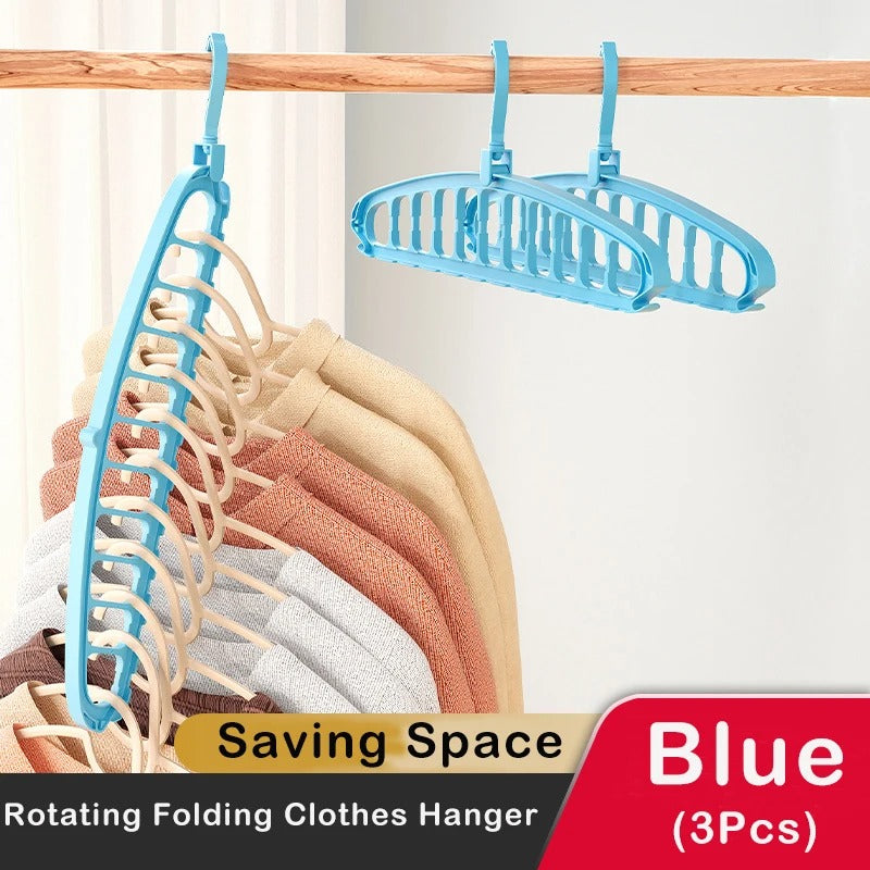 Rotating Multi-Port Folding Hanger