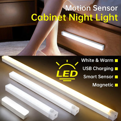 USB Rechargeable LED Motion Sensor Cabinet Light