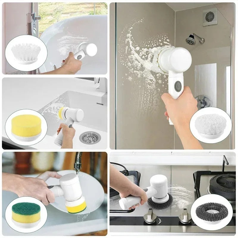 Electric Cleaning Brush Spin Scrubber