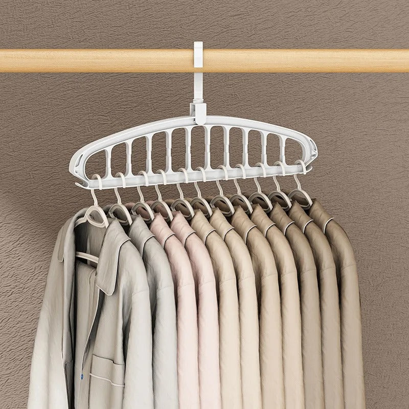 Rotating Multi-Port Folding Hanger