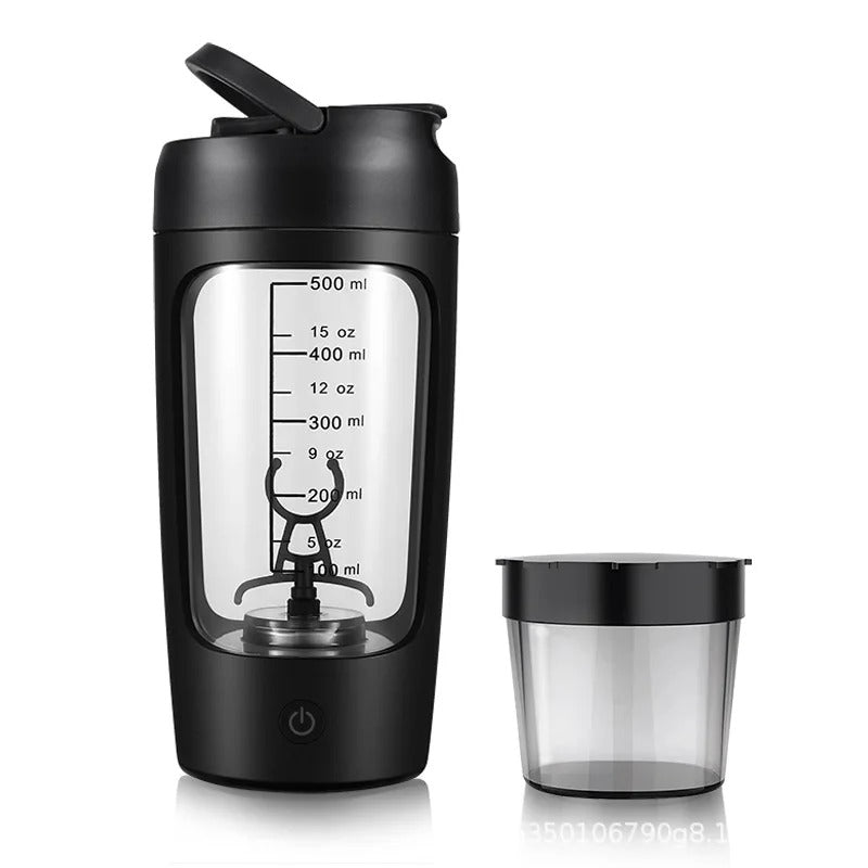 PowerMix Pro: 650ml Electric Protein Shaker – Rechargeable & Self-Stirring Blender Cup