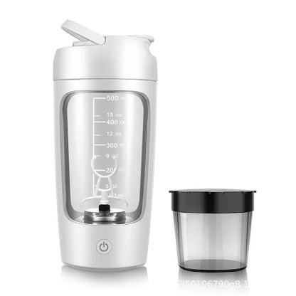 PowerMix Pro: 650ml Electric Protein Shaker – Rechargeable & Self-Stirring Blender Cup