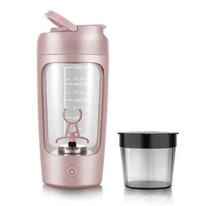 PowerMix Pro: 650ml Electric Protein Shaker – Rechargeable & Self-Stirring Blender Cup